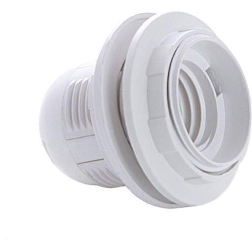 سرپیچ گریف دار لامپ (سرلامپ رزوه دار) مدل 5 تکه مهسا الکتریک (سفید)