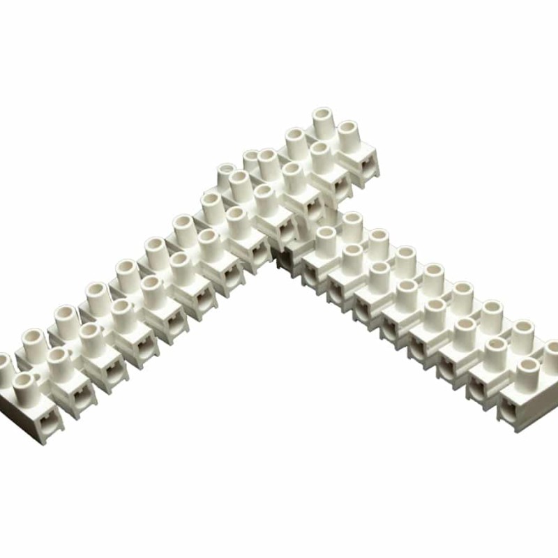 ترمینال شاخه ای برق رعد گستر سایز 25 (مغزی برنجی) شاخه 12 خانه ای