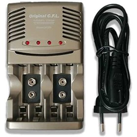 شارژر باتری 3 کاره C.F.L 819 W اورجینال (قابلیت شارژ باتری قلمی، نیم قلمی و باتری کتابی)