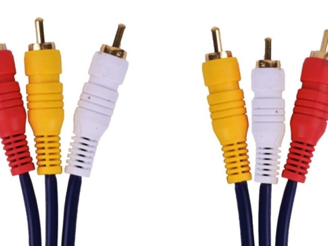 کابل رابط 3 به 3 AV تلویزیون، گیرنده(کابل انتقال صدا وتصویر)RCA