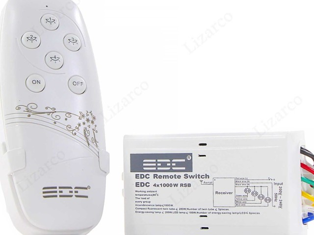ریموت 4 کانال کنترلی EDC