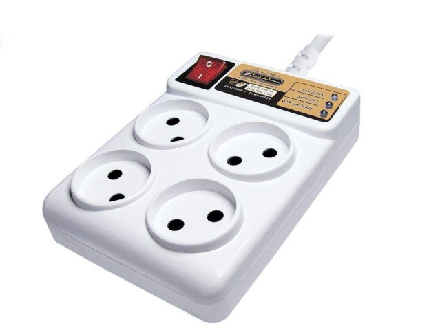 محافظ ولتاژ برق چهار خانه صوتی و تصویری نمودار کنترلm113