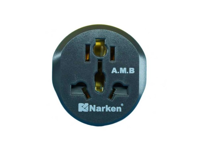 مبدل دوشاخه برق 3 به 2 نارکن ایرانی 16A آمپر(تبدیل ۳ به ۲ دوشاخه برق)