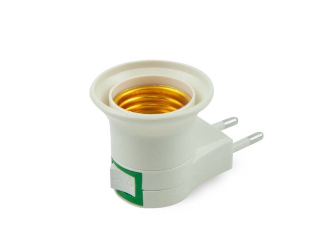 سرپیچ دوشاخه دار / کلیددار برند مایا (سرلامپ دوشاخه ای کلیددار)