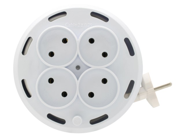 چهار راهی برق سیار امگا (رو رو) با کابل 5 متری جمع شو OMEGA