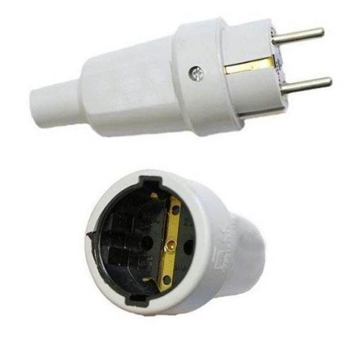 مادگی دوشاخه برق صنعتی بهداد الکتریک مدل ارت دار