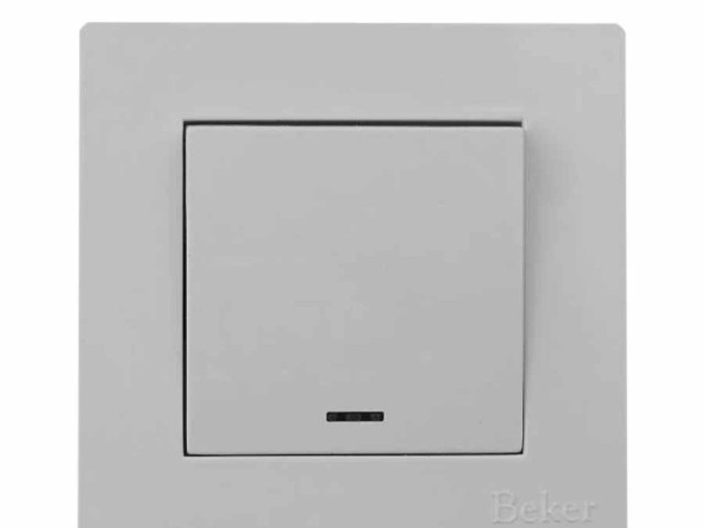 کلید تبدیل برق توکار بکر مدل آسان، سفید