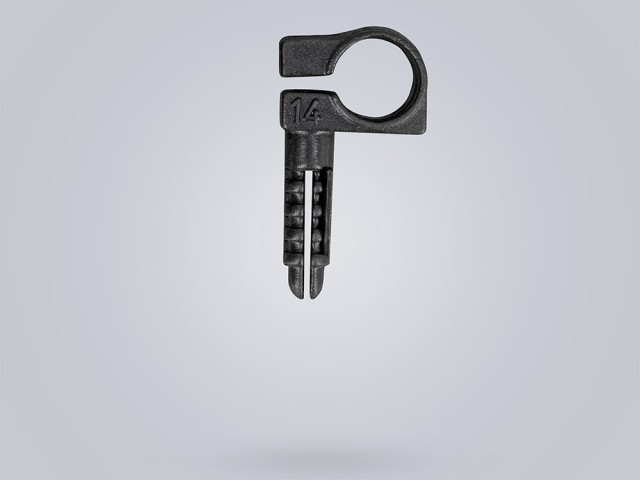 بست کابل رولپلاک دار ممتاز سایز 14 (برند شهاب) بسته بندی: 45 عددی