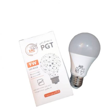 لامپ مهتابی LED حبابی 9 وات پی جی تی PGT