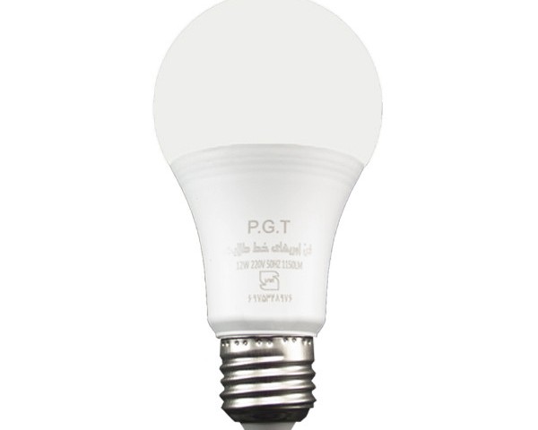 لامپ مهتابی LED حبابی 12w وات پی جی تی PGT