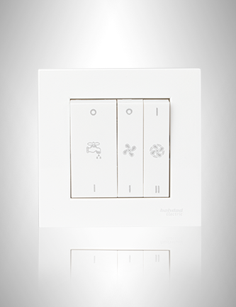 کلید کولر توکار مدل ورتکس بهداد الکتریک