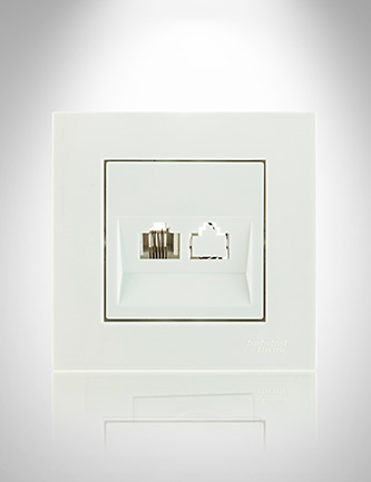 پریز تلفن مدل ورتکس بهداد الکتریک