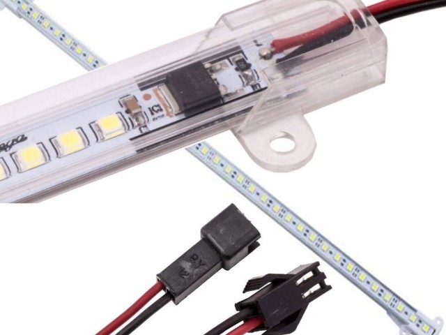 ریسه خطی (ارسال فقط 100 شاخه به بالا) 220 ولت SMD مهتابی(سفید) گارانتی دار ، لیان نور مدل 2835 تک لاین 50 سانتی (نیم متری)