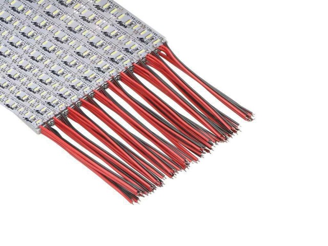 ریسه خطی (ارسال فقط ۱۰۰شاخه به بالا) 12 ولت SMD آفتابی (زرد) مدل 4014 تک لاین 1 متری مگا 14778