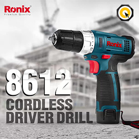 دریل شارژی رونیکس مدل 8612  با تخفیف ویژه ا Ronix 8612 Cordless Driver Drill