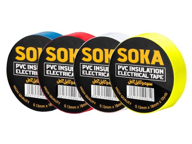 نوار چسب برق سوکا ضد حریق SOKA آمل(لنت برق نسوز)
