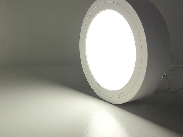 پنل سقفی 18 وات روکار ال ای دی شاهچراغ DOB(هالوژن دایره ای، روژان شاه چراغ) سایز رویه 17 سانت