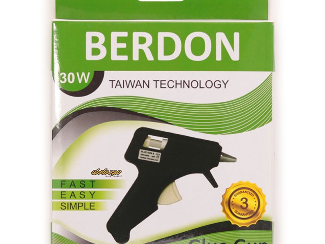 هویه چسب حرارتی بردون BERDON مدل تفنگی 30 وات