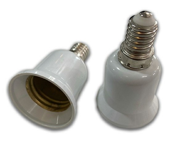 تبدیل سرپیچ E14 به E27 مدل کوچک به بزرگ (لامپ شمعی)