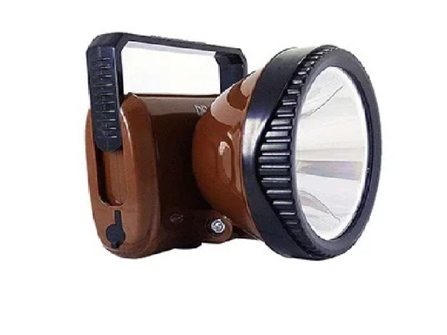 چراغ پیشانی بند 5 وات دی پی dp قهوه ای، باتری به روز(هدلایت پیشانی شارژی) دی پی DP 7203