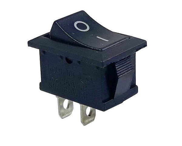 کلید راکر صفر و یک کوچک مشکی 2 حالته (بسته 10 عددی)