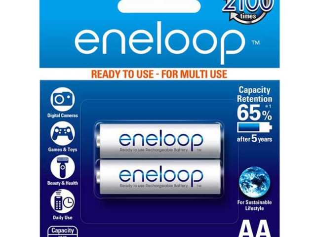 باتری قلمی شارژی پاناسونیک (2 عددی) باتری شارژی قلمی