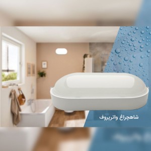 چراغ واتر پروف 25 وات ال ای دی فرانوین (حباب دیواری ضد آب IP 65)