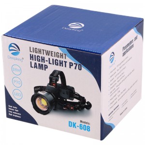 چراغ پیشانی بند35وات دیپ کینگ مدل DK-608 لنز دار ضد آب زوم دار