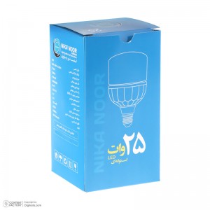 لامپ ال ای دی 25 وات (مدل استوانه ای) نیکا نور