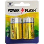 باتری قلمی بزرگ پاور فلش 1/5 ولت (بسته 2 عددی)