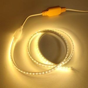 ریسه روشنایی نور مخفی 3535 پرشین لایت تک لاین، نیم متر برش (تراکم 120 ال ای دی ) رنگ افتابی