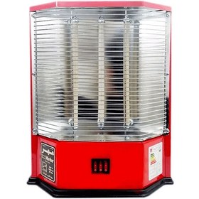 بخاری 3 شعله ایستاده مهر (1500وات المنت سفالی)