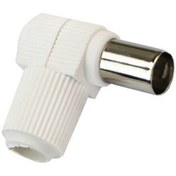 فیش آنتن چپقی 90 درجه (نری آنتن) بسته 10 عددی