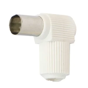 فیش آنتن چپقی 90 درجه (نری آنتن) بسته 10 عددی