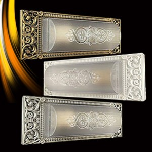 حباب دیواری مدل ترنج طلایی ، نقره ای (روشنایی دوستان) چراغ دیواری سرپیچ دار