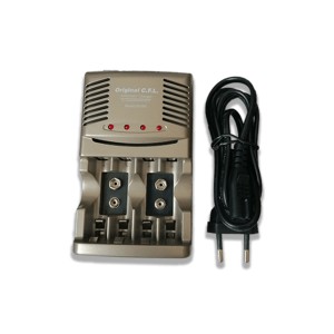 شارژر باتری 3 کاره C.F.L 819 W اورجینال (قابلیت شارژ باتری قلمی، نیم قلمی و باتری کتابی)