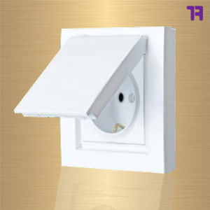 پریز درب دار توکار بارانی  بهداد الکتریک