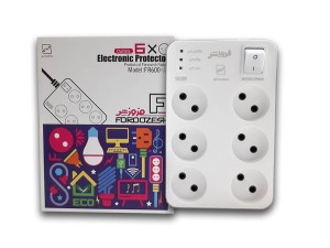 محافظ 6 خانه کامپیوتر و صوتی تصویری فروزش(کابل 4/8 متری)