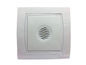 بیزر زنگ اخبار  توکار بکر (مدلBEKER) سفید