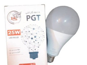 لامپ مهتابی LED حبابی 25w وات پی جی تی PGT