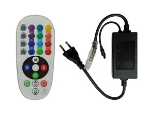 سوکت ریسه RGB 5050 ریموت کنترلی ریسه رنگی SMD LED (مولتی کالر)