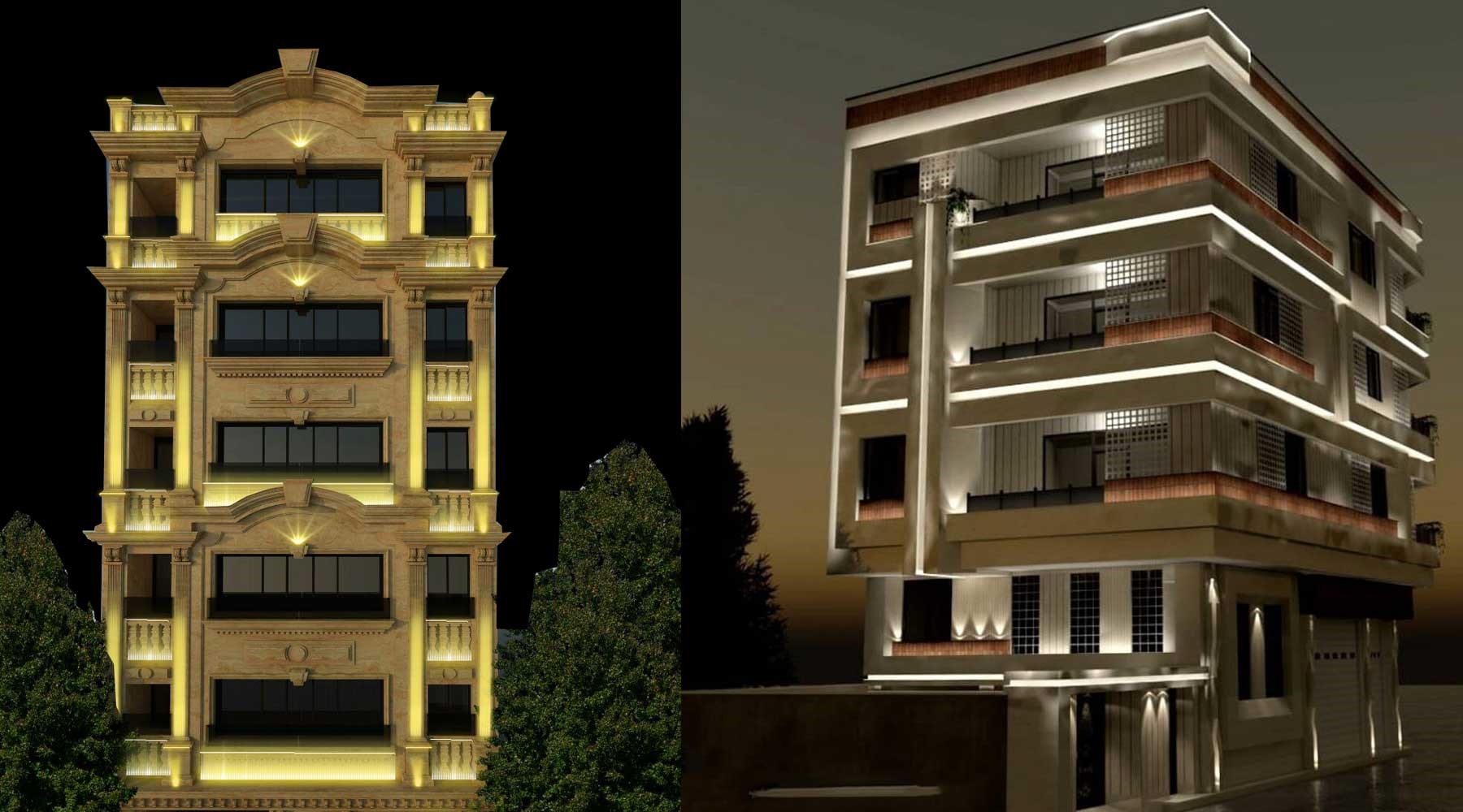 نورپردازی ساختمان