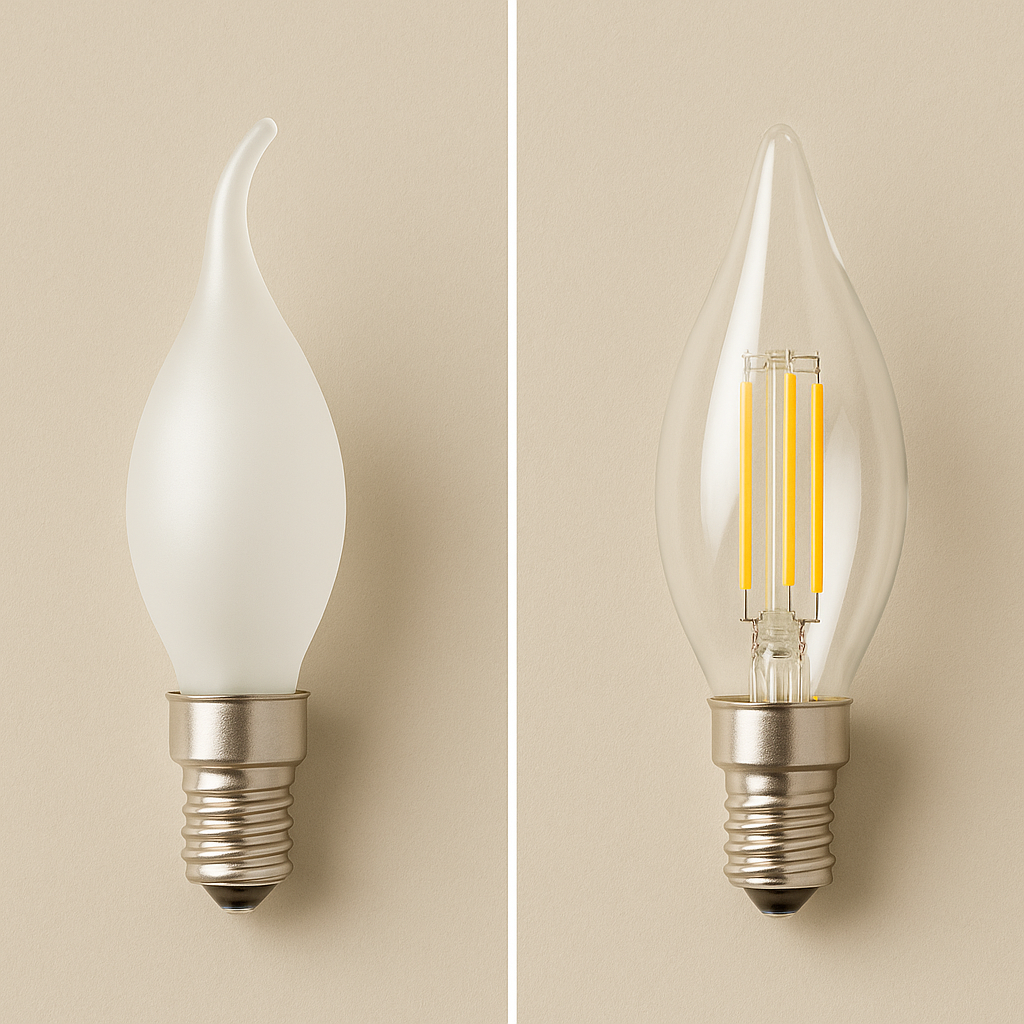 انواع لامپ لوستر رامیلا