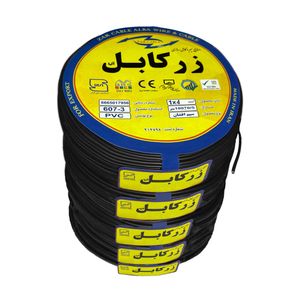 سیم افشان 1 در 2/5 زر کابل (آلبا) تمام مس، سیم 2/5×1 افشان