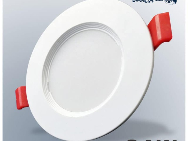 پنل سقفی 24 وات SMD  توکار شاه چراغ (هالوژن دایره ای، روناک) برش 22