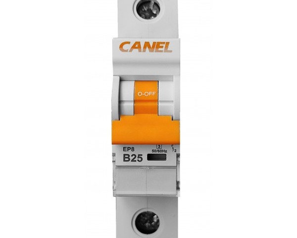 کلید مینیاتوری تک فاز کانل CANEL (فیوز مینیاتوری تکفاز 10/16/20/25/32 آمپر) تیپ c