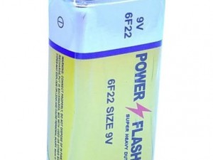 باتری کتابی پاور فلش 9 ولت  (بسته 10 عددی) POWER FLASH