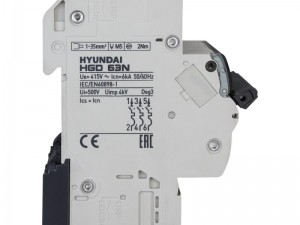 کلید مینیاتوری تک فاز هیوندای HYUNDAI (فیوز مینیاتوری تکفاز 16 آمپر) کلاس c