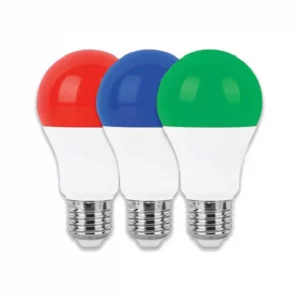 لامپ رنگی 12 وات LED حبابی پارس آبان (قرمز، آبی، سبز)