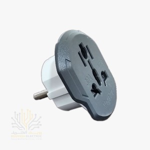 تبدیل 3 به 2 دوشاخه  برق نارکن ایرانی 30A آمپر(مبدل ۳ به ۲ دوشاخه برق)